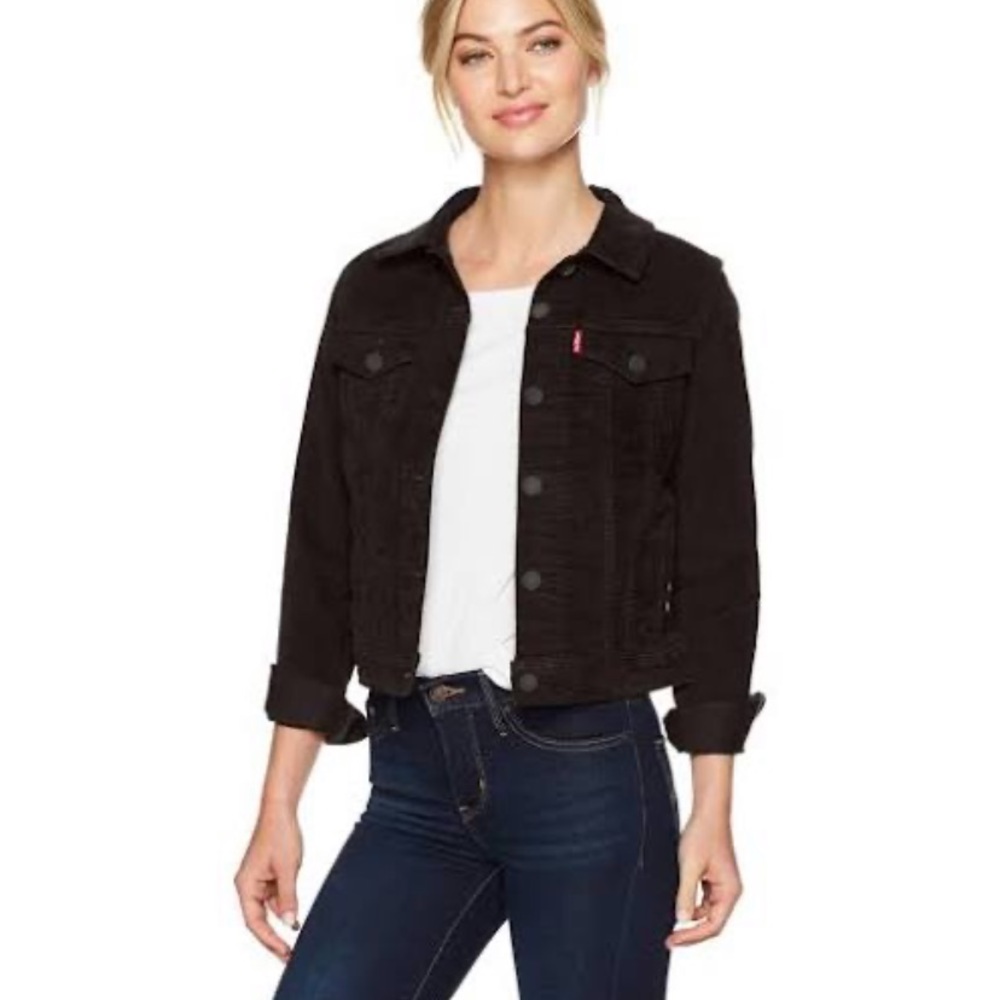 Levi size small black denim jacket